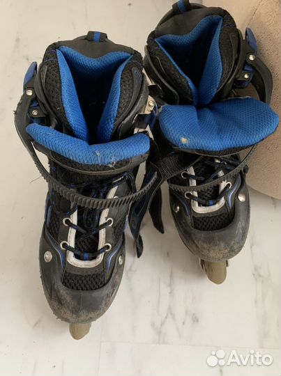 Коньки роликовые 31-34 и защита