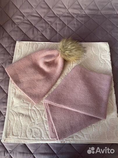 Комплект шапка + шарф