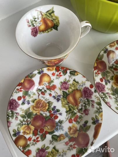 Чашка с блюдцем 2 пары