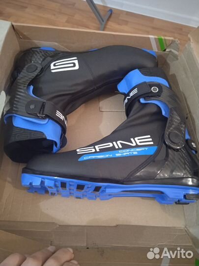 Лыжные ботинки spine,NNN, Concept, carbon 43