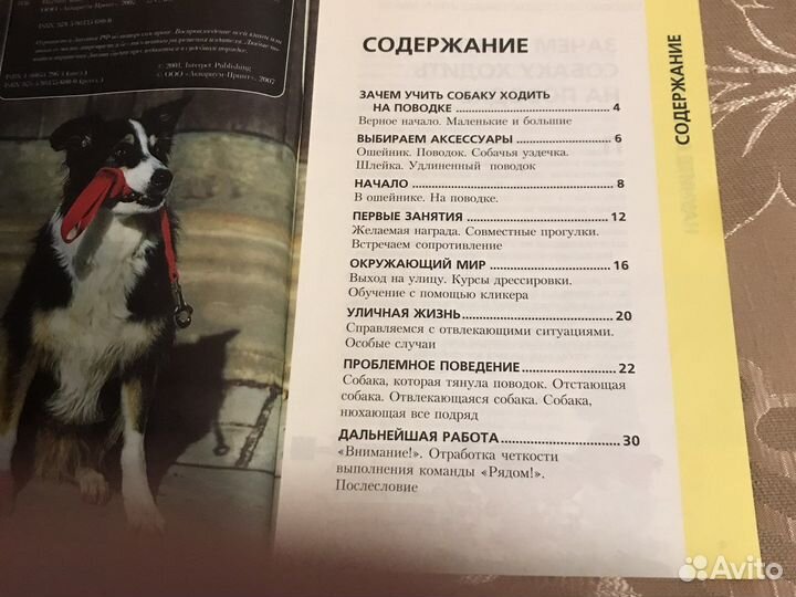 Ошейник для средних собак и брошюры