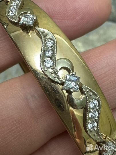 Золотой женский браслет СССР бу