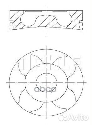 229 04 00 поршень d128 MAN D2866LF23-28 Euro