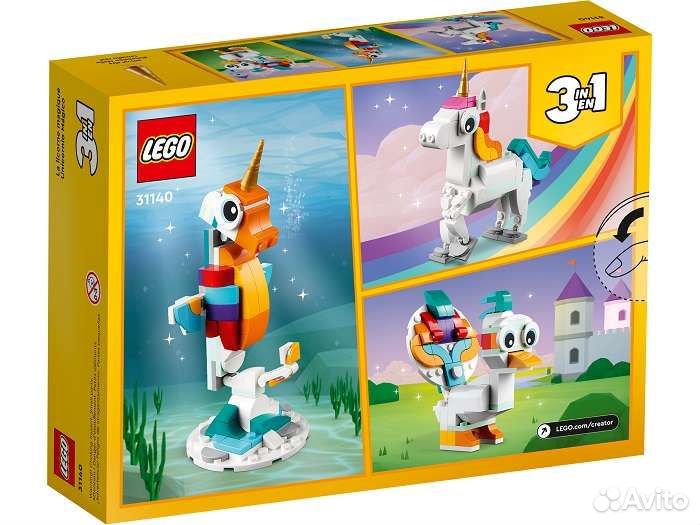 Конструктор Lego Creator 31140 Волшебный единорог