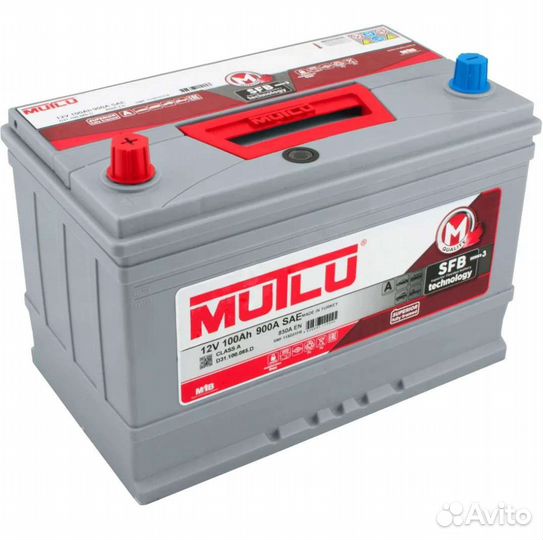 100Ah Аккумулятор 12V 6CT-100 Mutlu SMF 115D31L