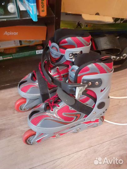 Роликовые коньки детские раздвижные 31-34р