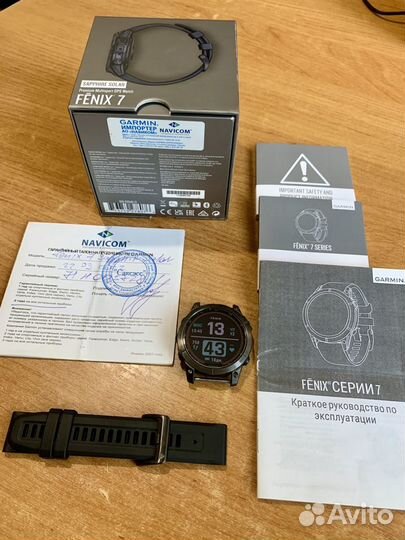 Garmin Fenix 7 Sapphire Solar Carbon Grey DLC