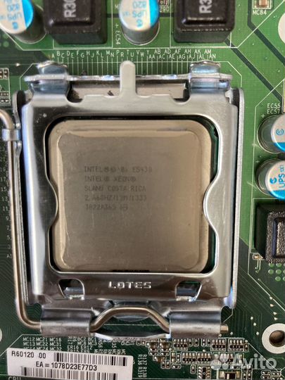 Материнская плата 775 ddr3 с 4 ядерным процессором