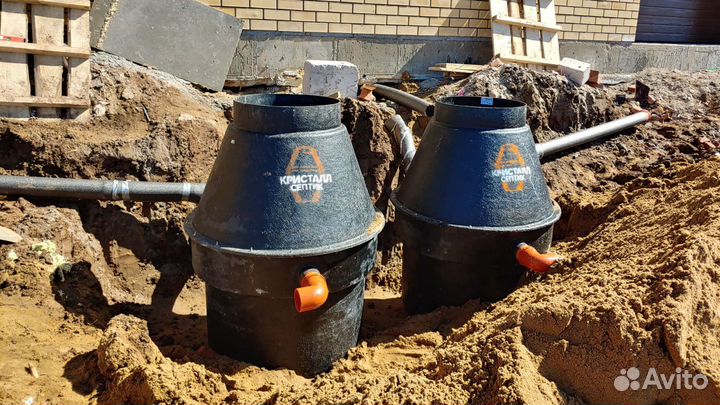 Установка септика под ключ