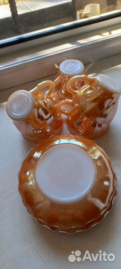 Набор посуды 5 чашек с блюдцами США