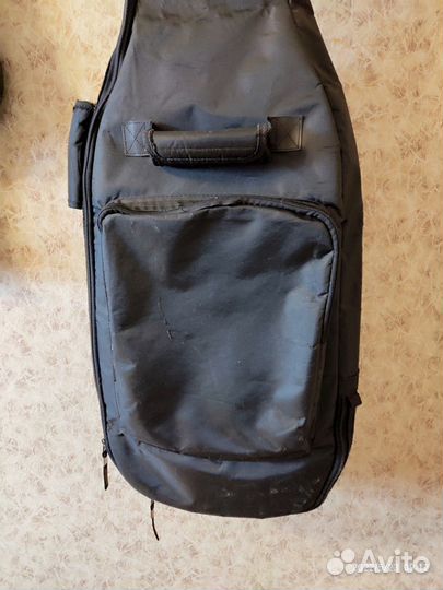 Чехол для бас-гитары утепленный, прочный