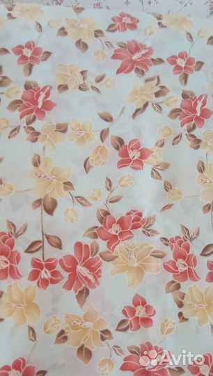 Отрезы ткани креп и подклад шелк СССР