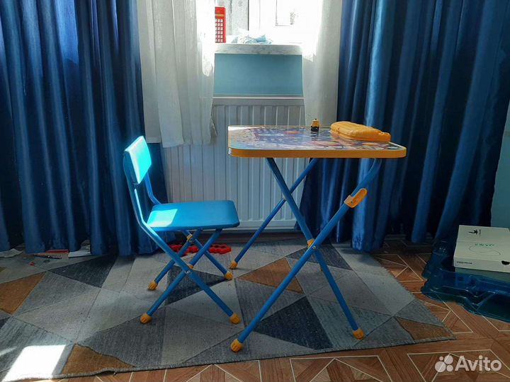 Детский стол и стул +доска
