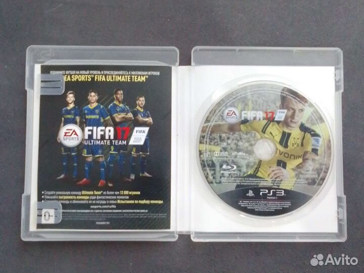 FIFA 17 Sony playstation 3 игра