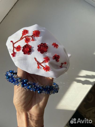 Ободок для волос ручной работы