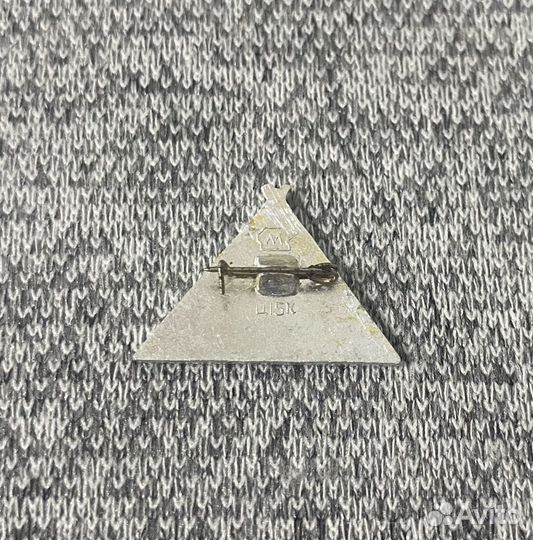 Значок времен СССР - Праздник Севера - Олень - Зве