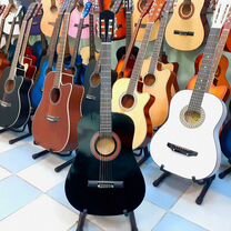 Гитара для обучения новая + чехол + струны, Барнаул