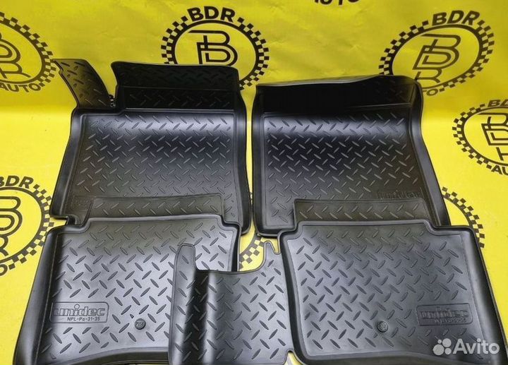 Коврики салона Hyundai Solaris Kia Rio 2011-2017