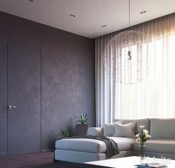 Скрытые двери межкомнатные под отделку