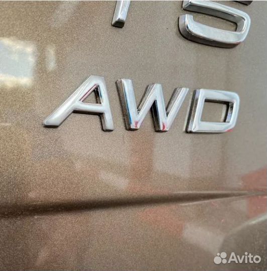 Шильдик значок AWD Volvo (металл)