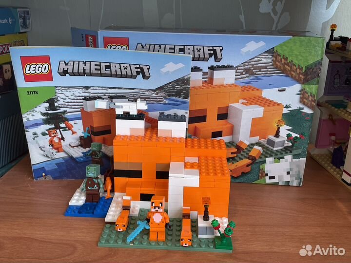Lego minecraft the fox lodge(собранный)