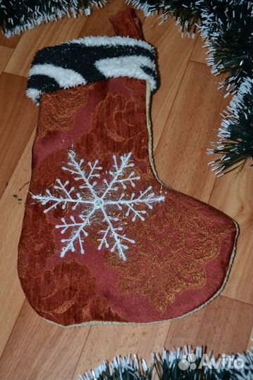 Новогодний, рождественский сапожок