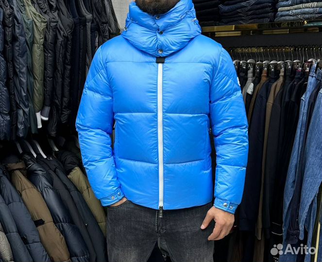 Мужская зимняя куртка moncler 2 расцветки