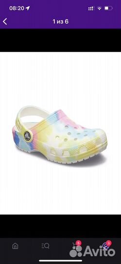 Crocs тапочки