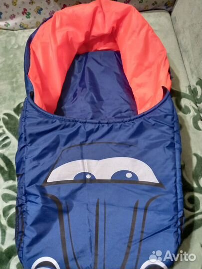 Теплый чехол для санок