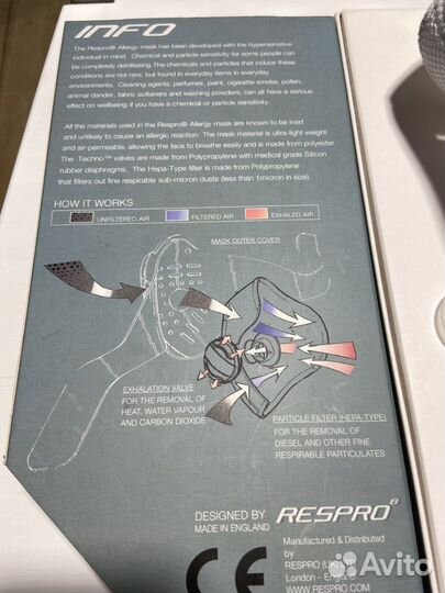 Respro маска респиратор Аллергик размер S