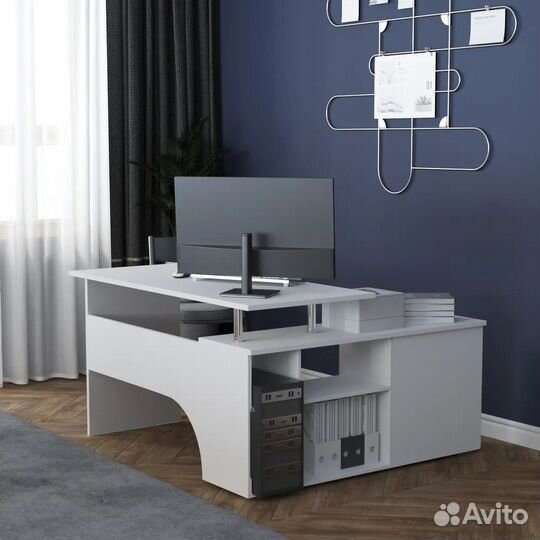 Стол компьютерный Алькор дуб сонома новый