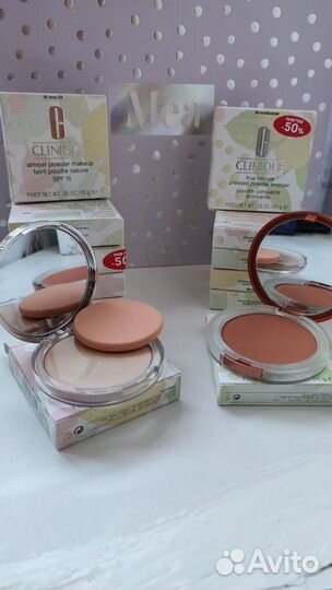 Clinique пудра и бронзер
