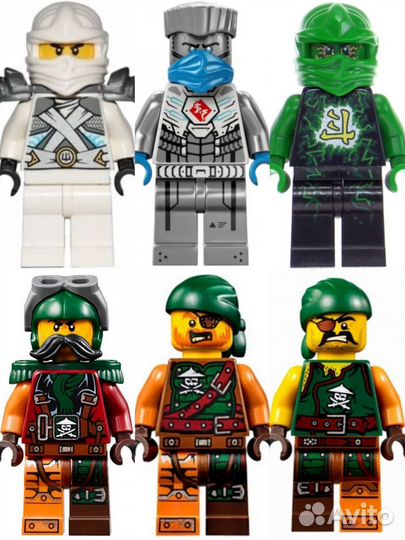 Lego Ninjago минифигурки