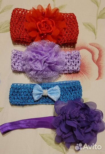 Повязки на голову для малышки