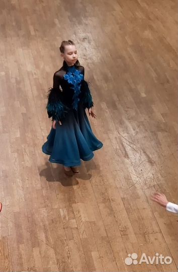 Платье для бальных танцев, юниоры 1, стандарт