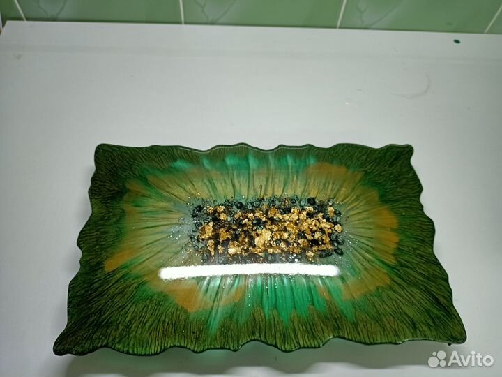 Поднос из эпоксидной смолы