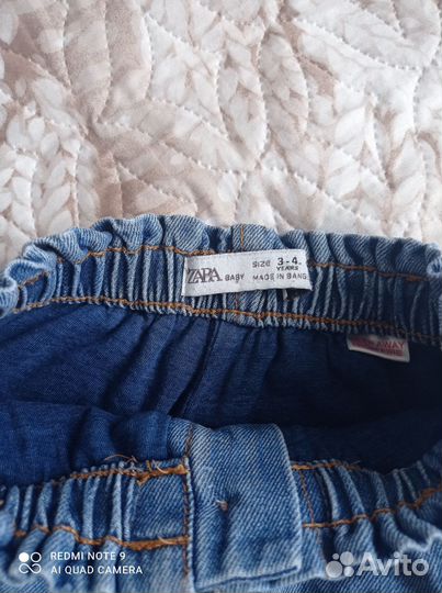 Комбинезон, джинсы Zara 3-4г 104