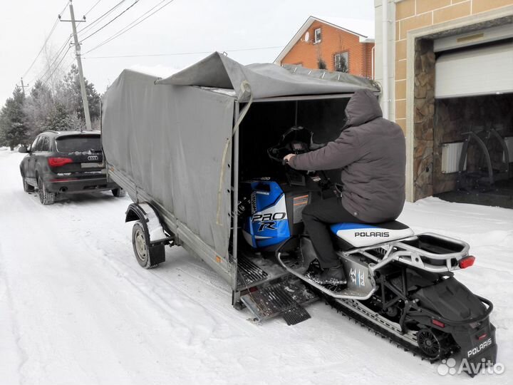 Прицеп для снегохода. Кузов 3,5м на 1,5м.Рассрочка
