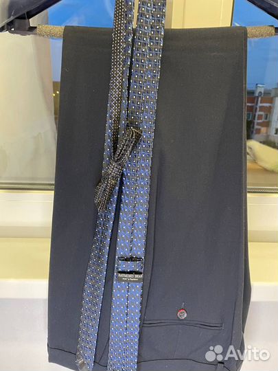 Брюки темно-синие, 52 размер