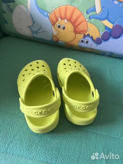 Crocs сабо C8, шлепки wappo 24-25