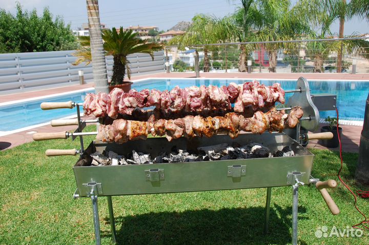 Мангал с электроприводом