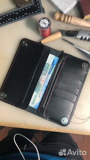 Портмоне натуральная кожа