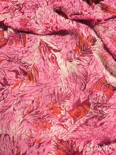 Ткань натуральный шифон шёлк СССР цена за 2метра