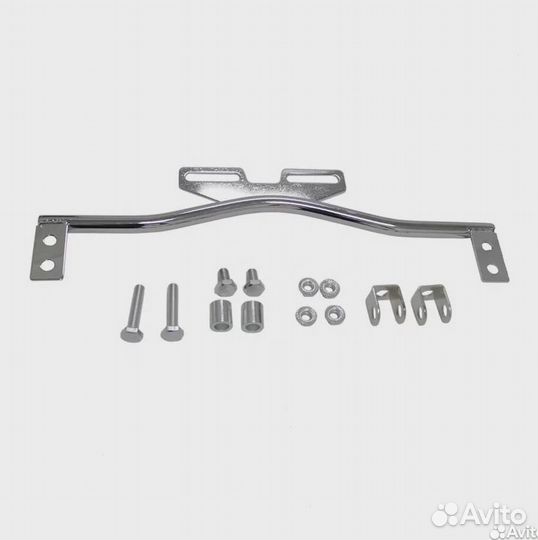 Мото кронштейн дополнительного света хром