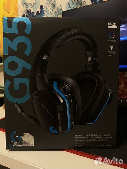 Беспроводные игровые наушники Logitech G935