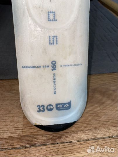 Горные лыжи Salomon spaceframe 33 160см