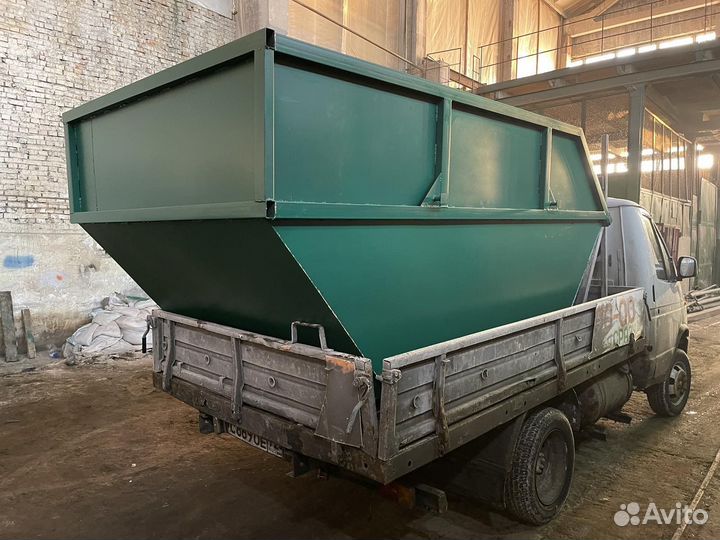 Бункер накопитель для мусора 8,0м3 (3мм)