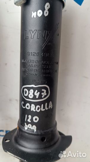 Toyota Corolla e120 01-07 Амортизатор задний L R