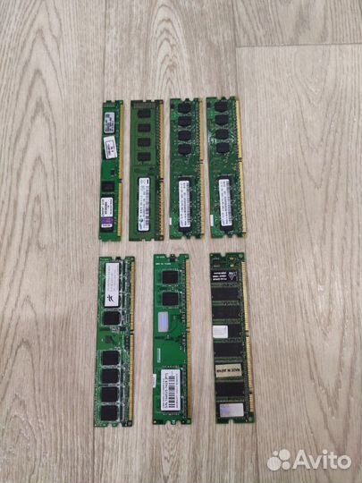 Оперативная память DDR3, DDR2, DDR1