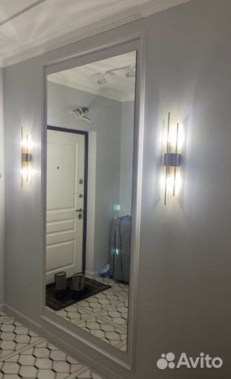 Зеркало в Алюминиевой раме Напольное и Подвесное